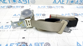 Ремень безопасности задний центральный Toyota Camry v50 12-14 usa бежевый