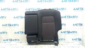 Spătar banchetă spate, al doilea rând, stânga, Honda CRV 23-25, fără airbag, material textil negru cu cusături portocalii, sport, îndoit