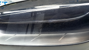 Фара передняя левая Tesla Model X 16-21 UP-LEVEL песок, сломана направляйка