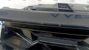 Решетка радиатора grill Honda CRV 23-26 HEV с черным глянцевым молдингом, царапины, трещины