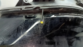 Фара передняя правая Tesla Model X 16-21 UP-LEVEL песок, сломана направляйка