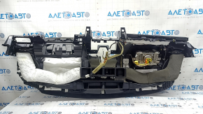Торпедо передняя панель с AIRBAG Toyota Camry v50 12-14 usa черная, царапины, надрыв