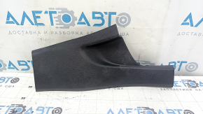 Накладка порога задняя правая Ford Fusion mk5 17-20 черная, царапины, надломано крепление