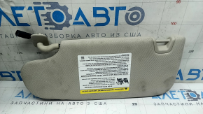Козырек правый Ford Fusion mk5 17-20 светло-серый, без крючка, без заглушки, с подсветкой, под чистку