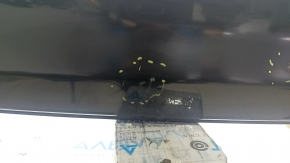 Бампер задний голый Ford Fusion mk5 19-20 под 4 парктроника без Park Assist, черный UM, царапины, выцвел пластик