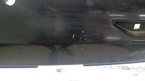 Бампер задний голый Ford Fusion mk5 19-20 под 4 парктроника без Park Assist, черный UM, царапины, выцвел пластик