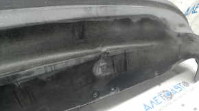 Губа заднего бампера Ford Fusion mk5 19-20 под 1 выхлоп без хром насадки, царапины, потертости, примят
