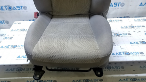 Водительское сиденье Toyota Camry v50 12-14 usa без airbag, механическое, ткань серая, под химчистку