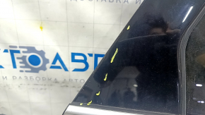 Дверь в сборе задняя правая Ford Fusion mk5 17-20 черный UM, в клее, царапины на накладке