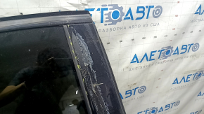Дверь в сборе задняя правая Ford Fusion mk5 17-20 черный UM, в клее, царапины на накладке