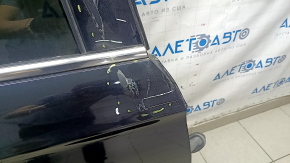 Дверь в сборе задняя правая Ford Fusion mk5 17-20 черный UM, в клее, царапины на накладке