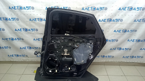 Дверь в сборе задняя правая Ford Fusion mk5 17-20 черный UM, в клее, царапины на накладке