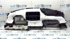 Торпедо передняя панель с AIRBAG Honda CRV 23-26 черная, с накладкой динамика, ржавый пиропатрон