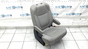 Задний ряд сидений 2 ряд правый Toyota Sienna 21-22 без airbag, механическое, ткань серая, под химчистку