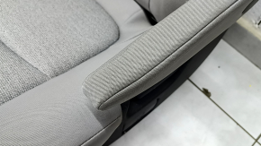 Задний ряд сидений 2 ряд левый Toyota Sienna 21-22 без airbag, механическое, ткань серая, с серым ремнем безопасности, под химчистку