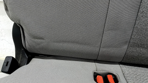Задний ряд сидений левый 3 ряд Toyota Sienna 21-22 ткань серая, с подголовниками, под химчистку, примято