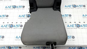 Banchetă spate, rândul 2, centrală, Toyota Sienna 21-22, material textil gri, 8 locuri, cu tetieră, curățabil chimic, zgârieturi pe plastic
