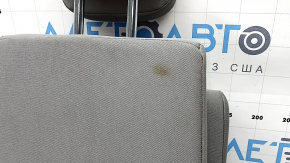 Banchetă spate, rândul 2, centrală, Toyota Sienna 21-22, material textil gri, 8 locuri, cu tetieră, curățabil chimic, zgârieturi pe plastic