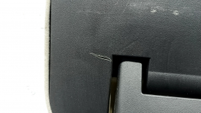 Banchetă spate, rândul 2, centrală, Toyota Sienna 21-22, material textil gri, 8 locuri, cu tetieră, curățabil chimic, zgârieturi pe plastic