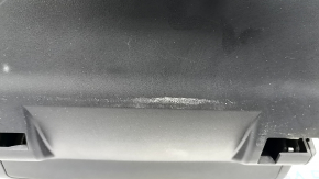 Banchetă spate, rândul 2, centrală, Toyota Sienna 21-22, material textil gri, 8 locuri, cu tetieră, curățabil chimic, zgârieturi pe plastic