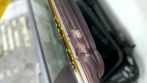 Дверь в сборе передняя левая Toyota Sienna 21-26 серебро 1J9, тычки на хроме, прижат уплотнитель, вмятина