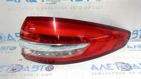 Lampă aripă dreapta exterioară Ford Fusion mk5 17-20 cu ornament cromat, zgârieturi