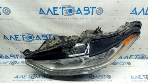 Фара передняя левая Ford Fusion mk5 17-20 галоген, с блоком DRL, песок