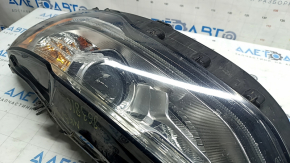 Фара передняя левая Ford Fusion mk5 17-20 галоген, с блоком DRL, песок