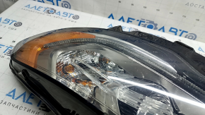 Фара передняя левая Ford Fusion mk5 17-20 галоген, с блоком DRL, песок
