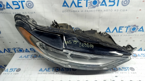 Фара передняя правая Ford Fusion mk5 17-20 галоген, с блоком DRL, песок