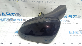 Зеркало боковое левое в сборе Ford Fusion mk5 17-20 5 пинов, BSM, подогрев, черный UM, царапины, песок