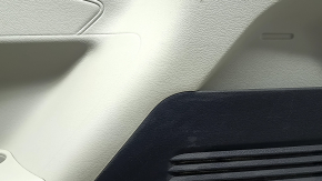 Ornamente arc dreapta pentru Toyota Sienna 21-24, fără perdea pentru priză de 120V, negru cu gri deschis, cu suporturi pentru pahare, cu suprapuneri, zgârieturi, uzat