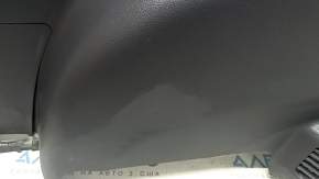 Ornamente arc dreapta pentru Toyota Sienna 21-24, fără perdea pentru priză de 120V, negru cu gri deschis, cu suporturi pentru pahare, cu suprapuneri, zgârieturi, uzat