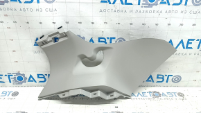 Ornament montant spate stânga în spatele geamului pentru Toyota Sienna 21-24, gri, zgârieturi, plastic albit