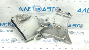 Ornament montant spate stânga în spatele geamului pentru Toyota Sienna 21-24, gri, zgârieturi, plastic albit
