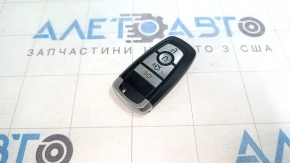 Ключ smart Ford Fusion mk5 17-20 4 кнопки, без автозапуска. потерт, тычки