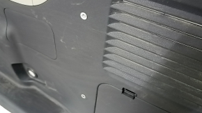 Ornamente arc dreapta pentru Toyota Sienna 21-24, fără perdea pentru priză de 120V, negru cu gri deschis, cu suporturi pentru pahare, cu suprapuneri, zgârieturi, uzat