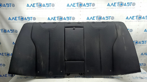 Spătar banchetă spate, rândul 2, cu cotieră, BMW Seria 3 F30 16-18, negru, solid, cu cotieră, necesită curățare, piele lovită