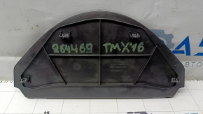 Накладка козырька малого монитора щитка приборов Tesla Model X 16-21 черная, царапины
