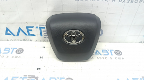Подушка безопасности airbag в руль водительская Toyota Sienna 21-26 черная, царапина