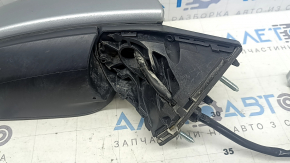 Зеркало боковое правое в сборе Toyota Sienna 21-26 6 пинов, подогрев, BSM, серебро, тычки, потерт, нет части корпуса