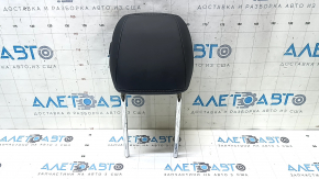 Tetieră scaun șofer Infiniti QX30 17-20 piele neagră, cu aspect încrețit