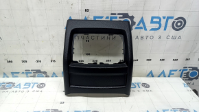 Ornament consolă centrală spate pentru BMW 3 F30 12-18 negru, sub deflector