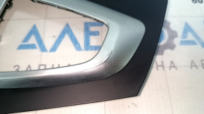 Накладка на шифтер АКПП BMW 3 F30 12-18 черная с хром, вздулся хром, царапины