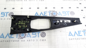 Накладка центральной консоли под джойстик мультимедиа BMW 3 F30 12-18 под темное дерево, царапины