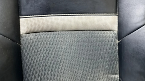 Обшивка спинки водительского сиденья Toyota Camry v50 12-14 usa, SE, кожа+ткань черная, замята, под чистку