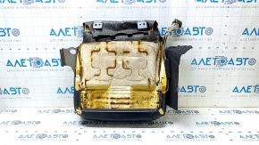 Обшивка подушки водительского сиденья Toyota Camry v50 12-14 usa, SE, кожа+ткань черная, замята, под чистку