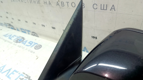 Ansamblu oglindă retrovizoare stânga BMW 3 F30 4d 13-18 SUA 5 pini, suport mat, semnalizator, negru, zgârieturi, lac exfoliat