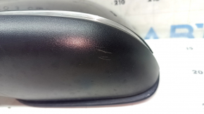 Ansamblu oglindă retrovizoare stânga BMW 3 F30 4d 13-18 SUA 5 pini, suport mat, semnalizator, negru, zgârieturi, lac exfoliat