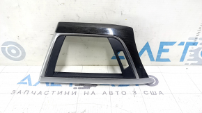Накладка передней панели левая BMW 3 F30 12-18 под черное дерево Perlglanz Chrom, царапины